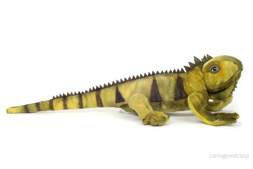 Hermann Teddy - Grön Leguan (Iguana) Gosedjur - Bild 2