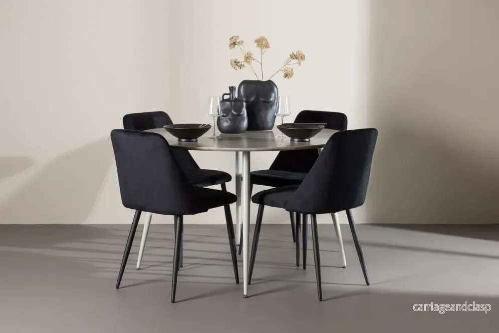 Night & Plaza Matgrupp Svart/Beige