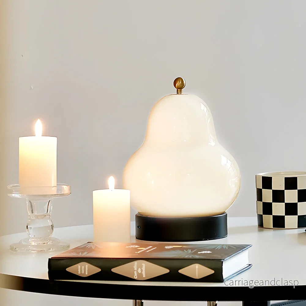 Veska | Elegant USB Päronformad Bordslampa med Dimbart LED - Bild 3