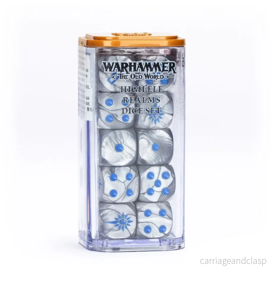 Warhammer: The Old World - High Elf Realms - Tärningar
