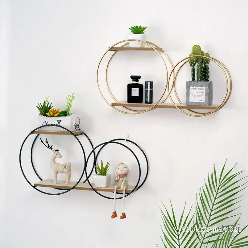Stilig minimalistisk metalvägghylla för böcker och dekoration | Veska - Bild 2