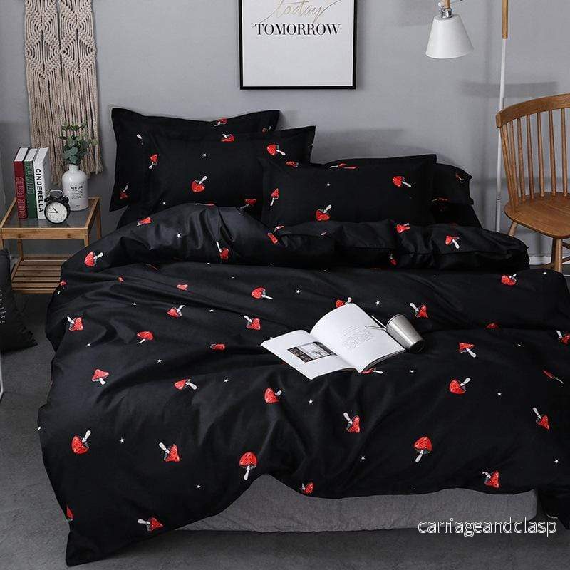 Svamptryck Duvet Set 3 delar | Veska - Bild 3
