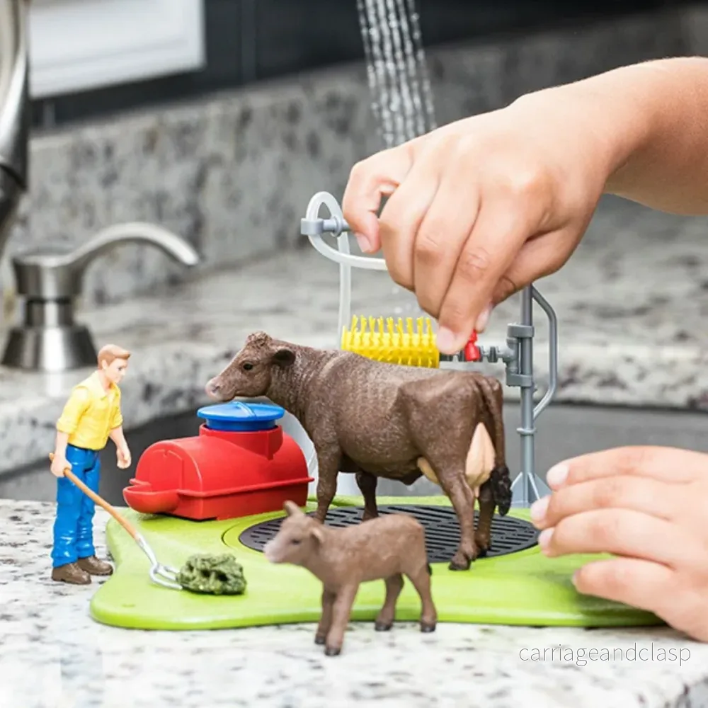 Schleich - Ko tvättstation - Bild 3