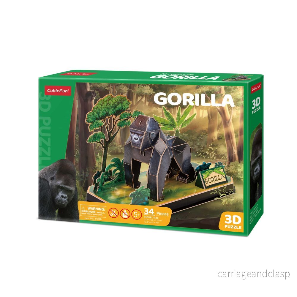 CubicFun - Gorilla, 3D Pussel