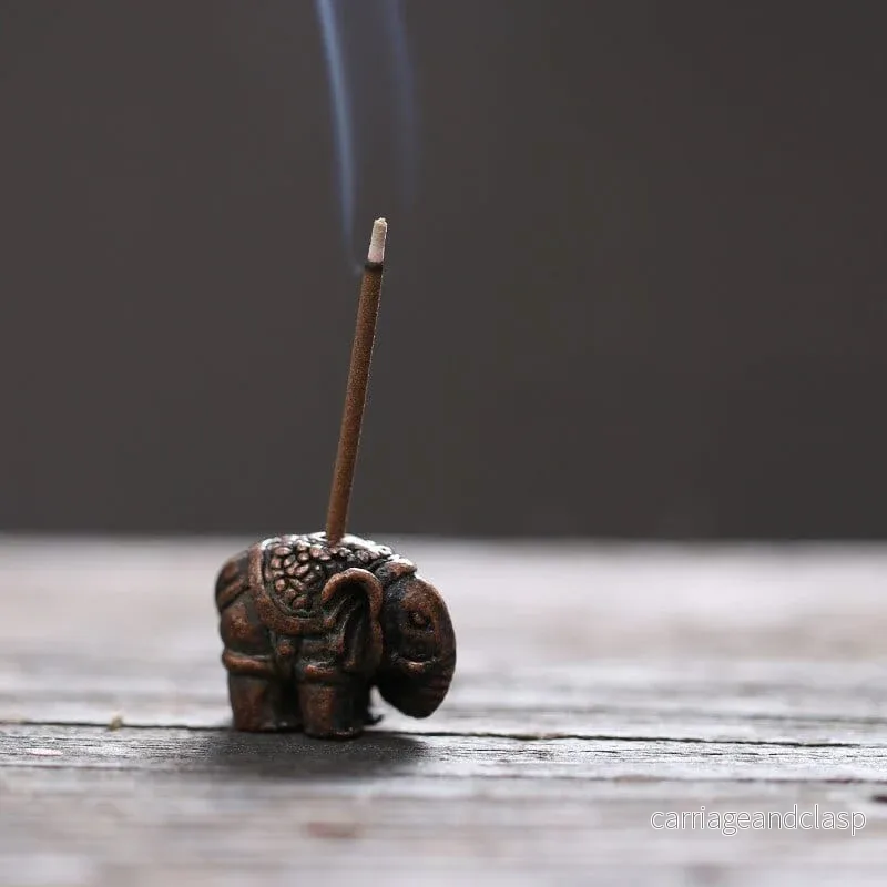 Mini Elephant Rökelsepinne Hållare | Veska