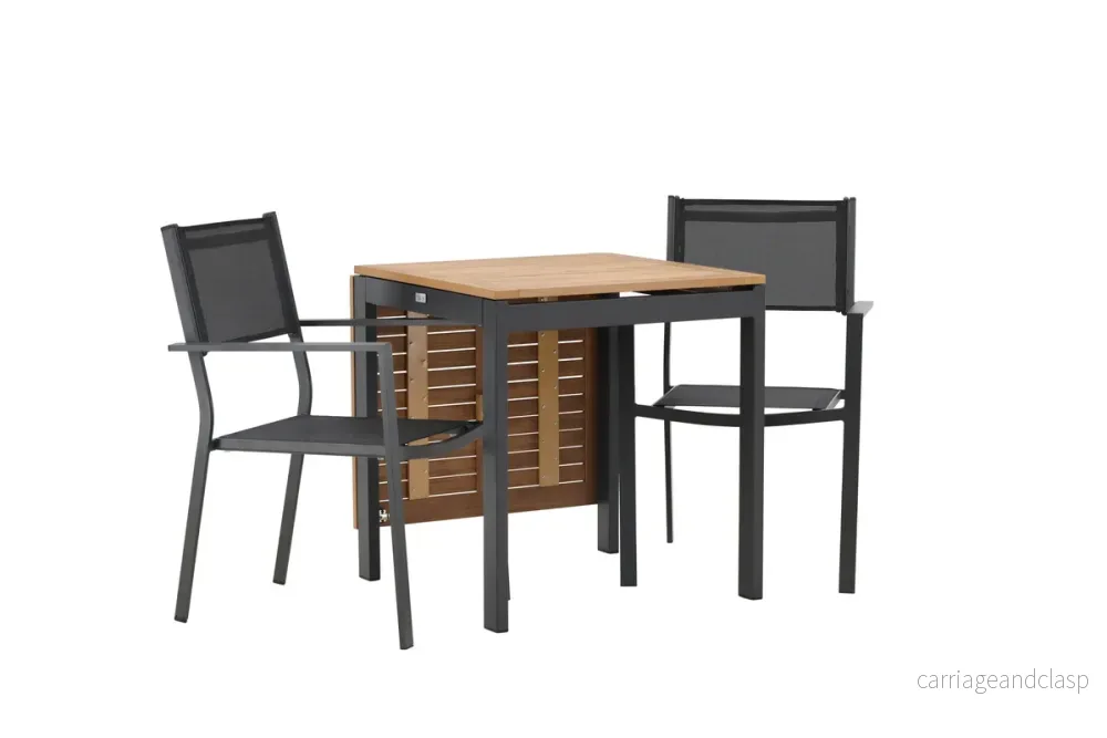 Copacabana & Diego Matstolar + Cafebord Svart - Bild 3