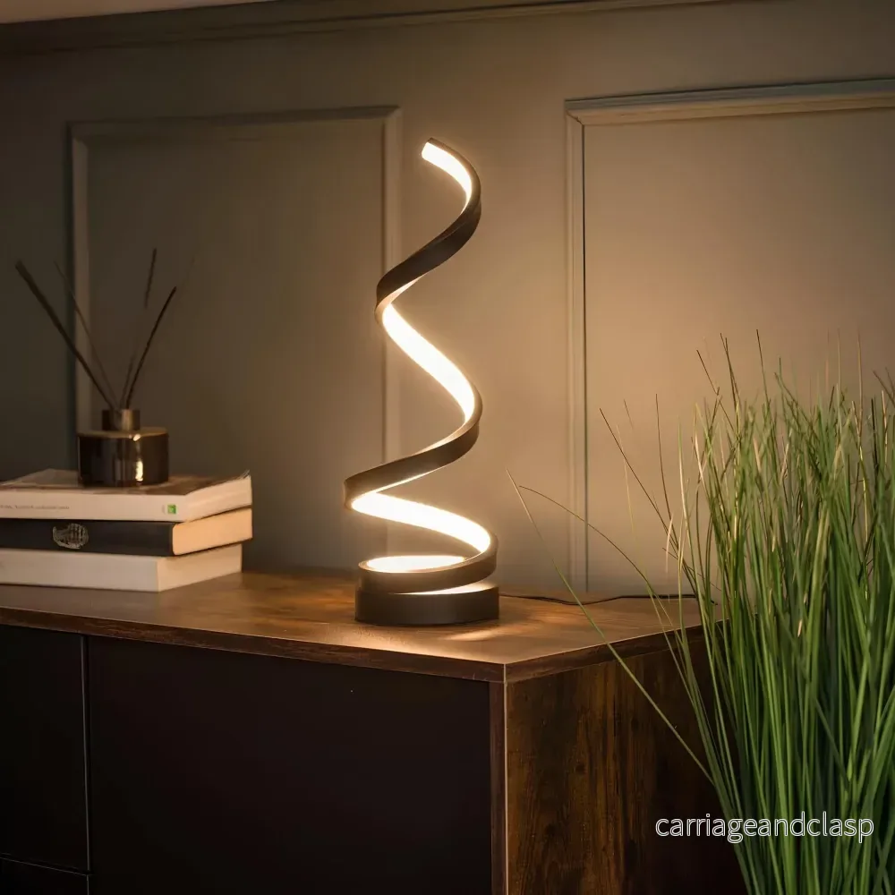 LED Bordslampa Modern Spiral Design | Veska - Bild 2
