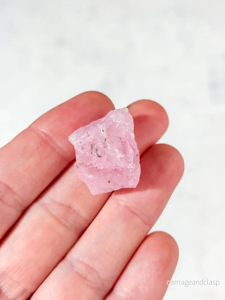 Rå rosa morganit (nr 2) - Bild 3