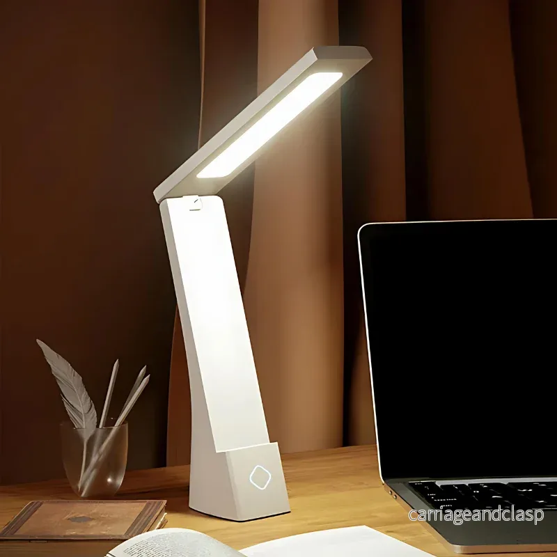 FoldLuxe – Fällbar LED Bordsampa | Touchkontroll & Modern Minimalistisk Design | Veska - Bild 2
