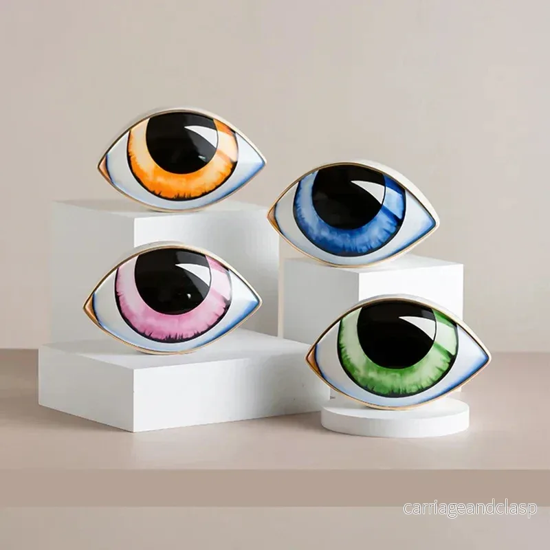 Mystic Eye Skulptur Keramisk Heminredning | Veska - Bild 2