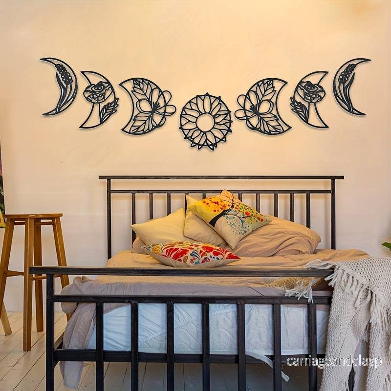 Månfase Boho Väggdekor 7 delar | Veska - Bild 2