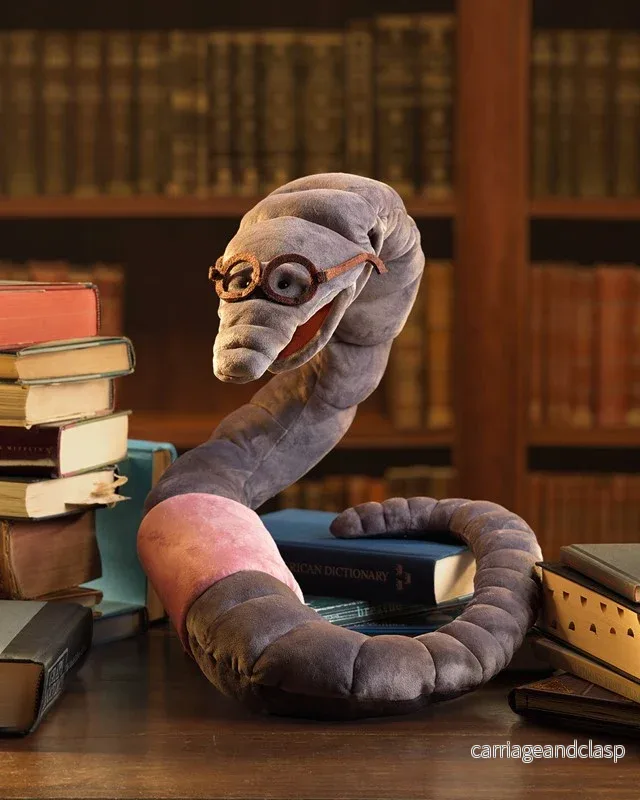 Folkmanis® Puppets – Bookworm Handdocka (Bokmal)