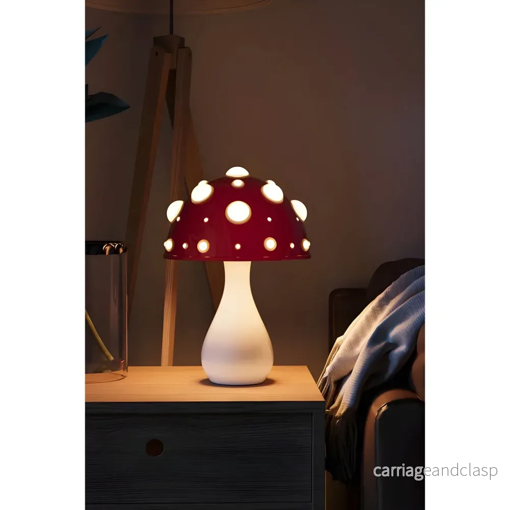 Lampa - Dekorativ Svamp Bords Lampa | Veska - Bild 2