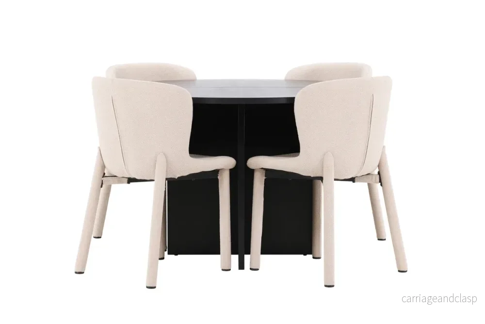 Strada & Astoria Matgrupp Svart/Beige - Bild 2