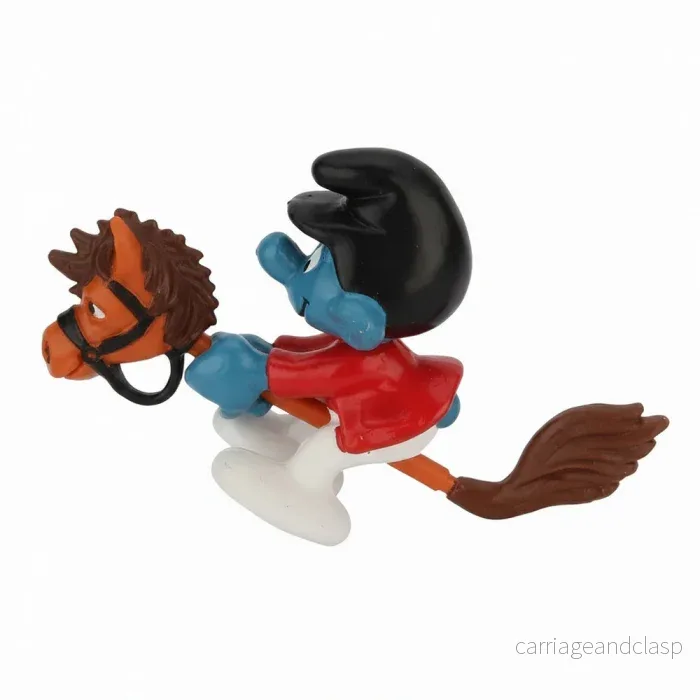 Schleich - Smurf på käpphäst - Bild 2
