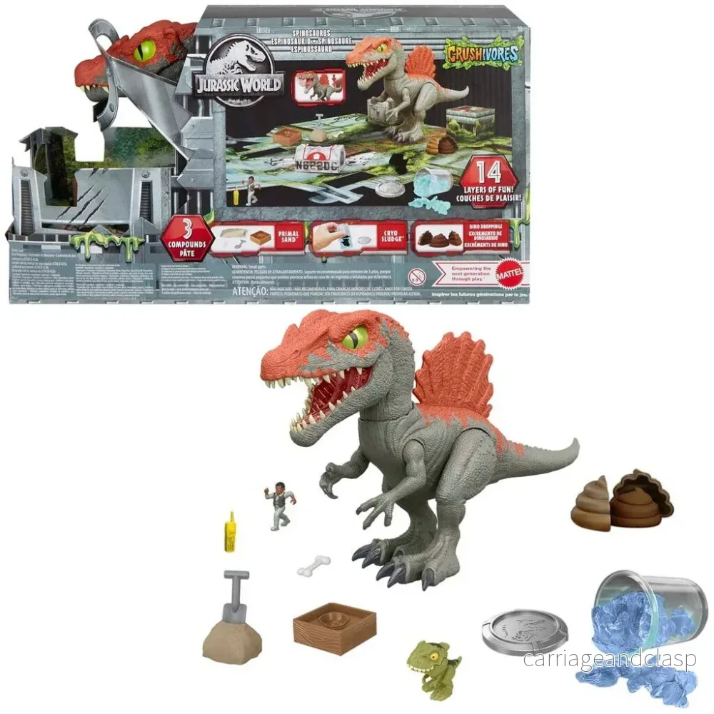 Jurassic World - Crushivores Spinosaurus Cage Crasher