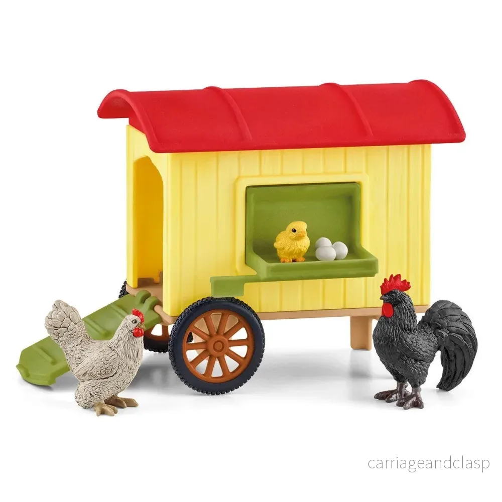 Schleich – Mobilt hönshus Schleich – Mobilt hönshus