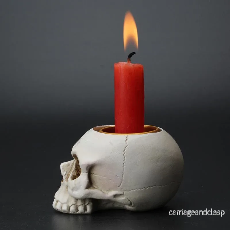 Mini Skull Head Candle Holder Mold | Veska - Bild 2