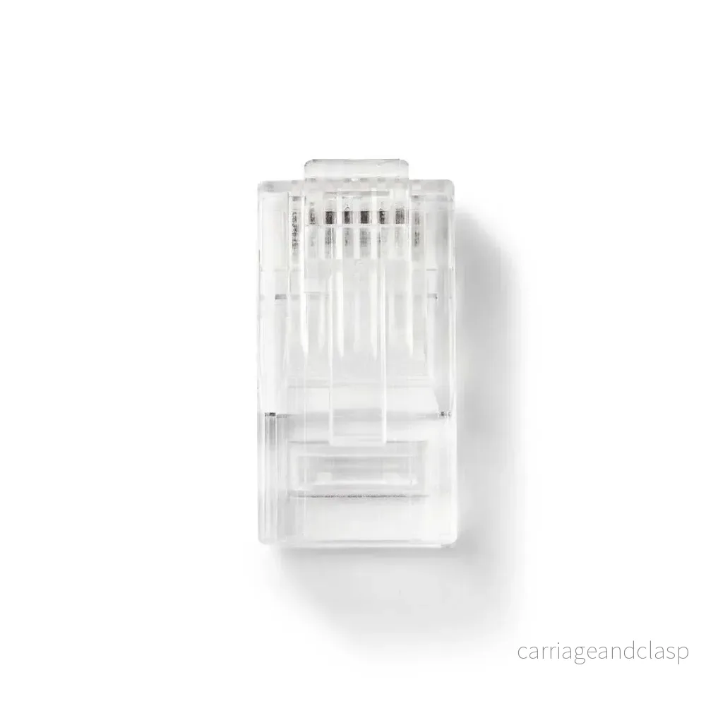 Nedis RJ45-kontakt CAT5 UTP genomgång Solid 10 stycken (styva kärnor)