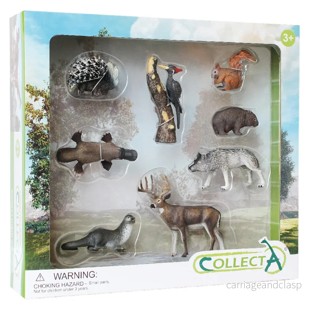 CollectA - Skogsdjur 8 st i presentbox - Bild 2