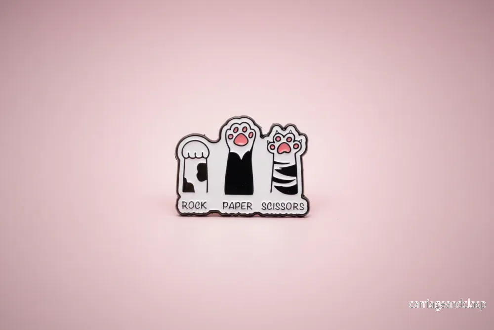 Pin - "Rock, paper, scissors"