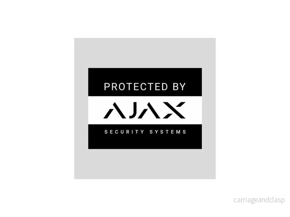 Ajax Systems Klistermärke 60 x 40 mm engelska (DoorProtect)