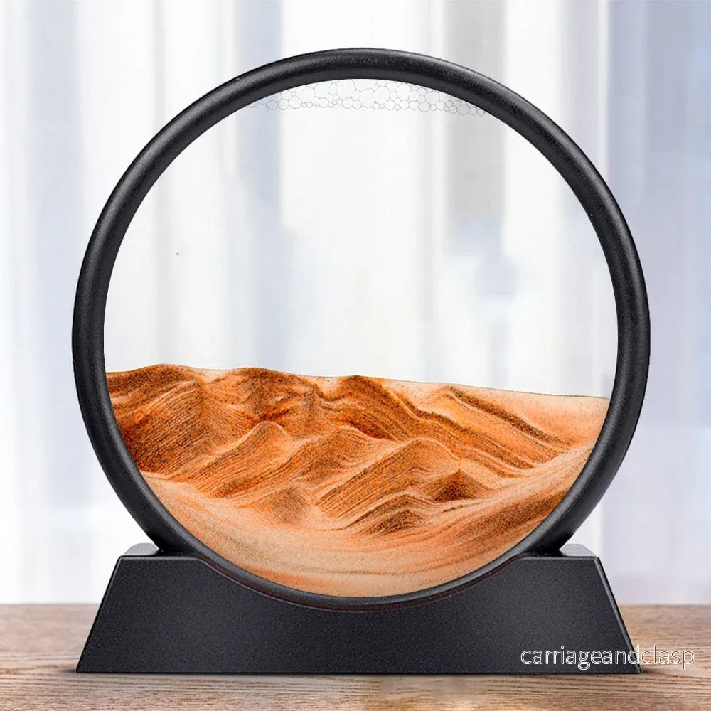 Rörlig Sand Glas Konst | Veska - Bild 2