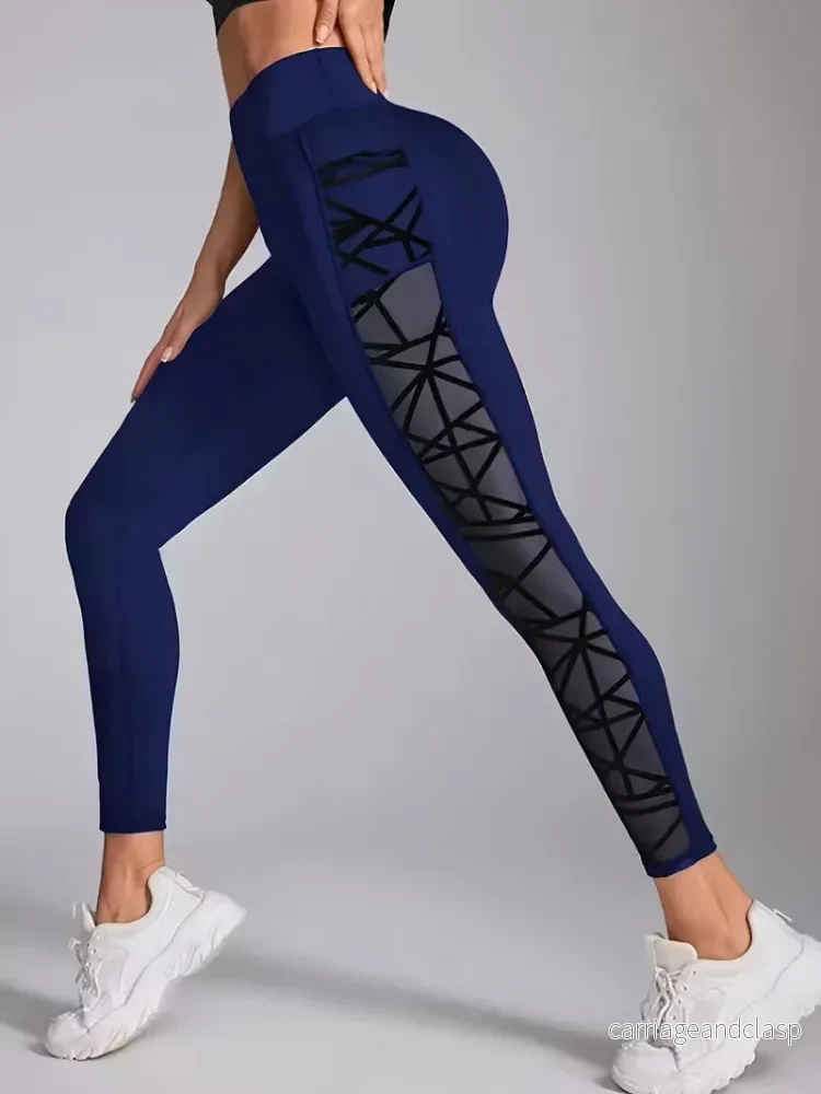ShapeFlex™ Träningstights med Hög Midja & Mesh - Bild 2