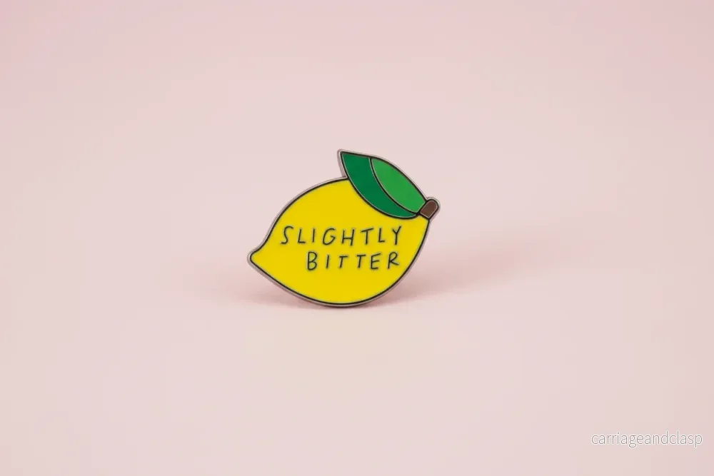 Pin – ”Slightly bitter” Pin – ”Slightly bitter”