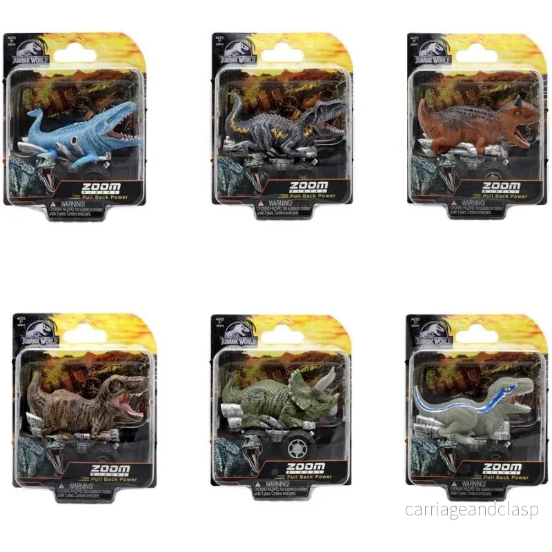 Jurassic World Zoom Riders T.rex - Pull Back - Bild 2