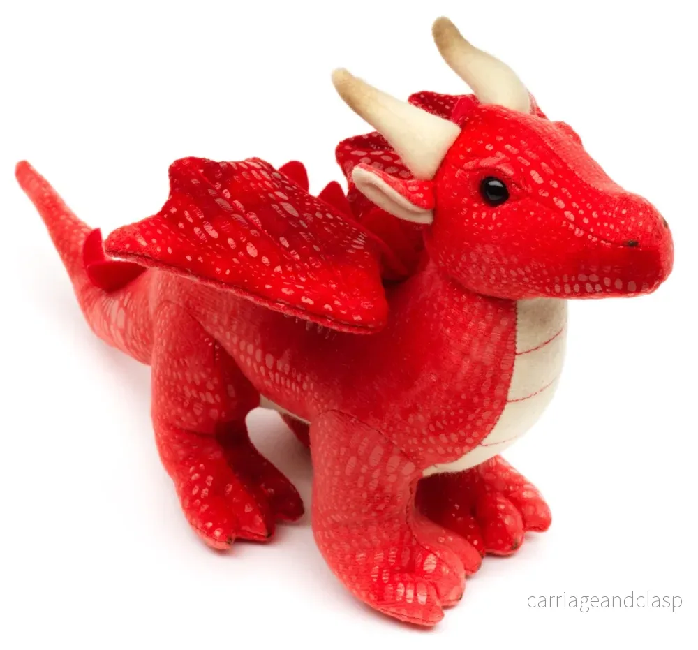 Uni Toys - Drake (Röd) Gosedjur - Bild 2