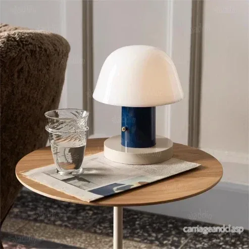 Veska | NatureGlow Lampa - Modern Svamp Bordslampa