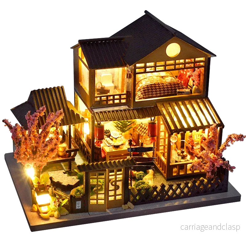 Miniatyr DIY Japanska Byggleksaker Kit | Veska