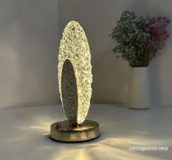 Elegant bordslampa i påfågeldesign | Veska - Bild 2