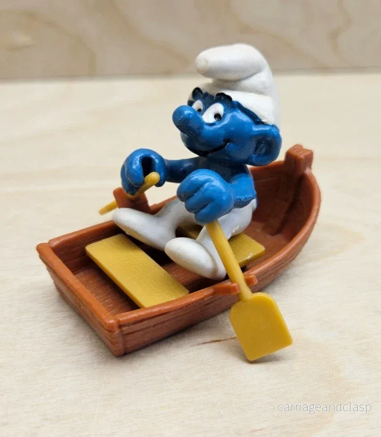 Schleich - Super Smurfs: Smurf med roddbåt - Bild 3