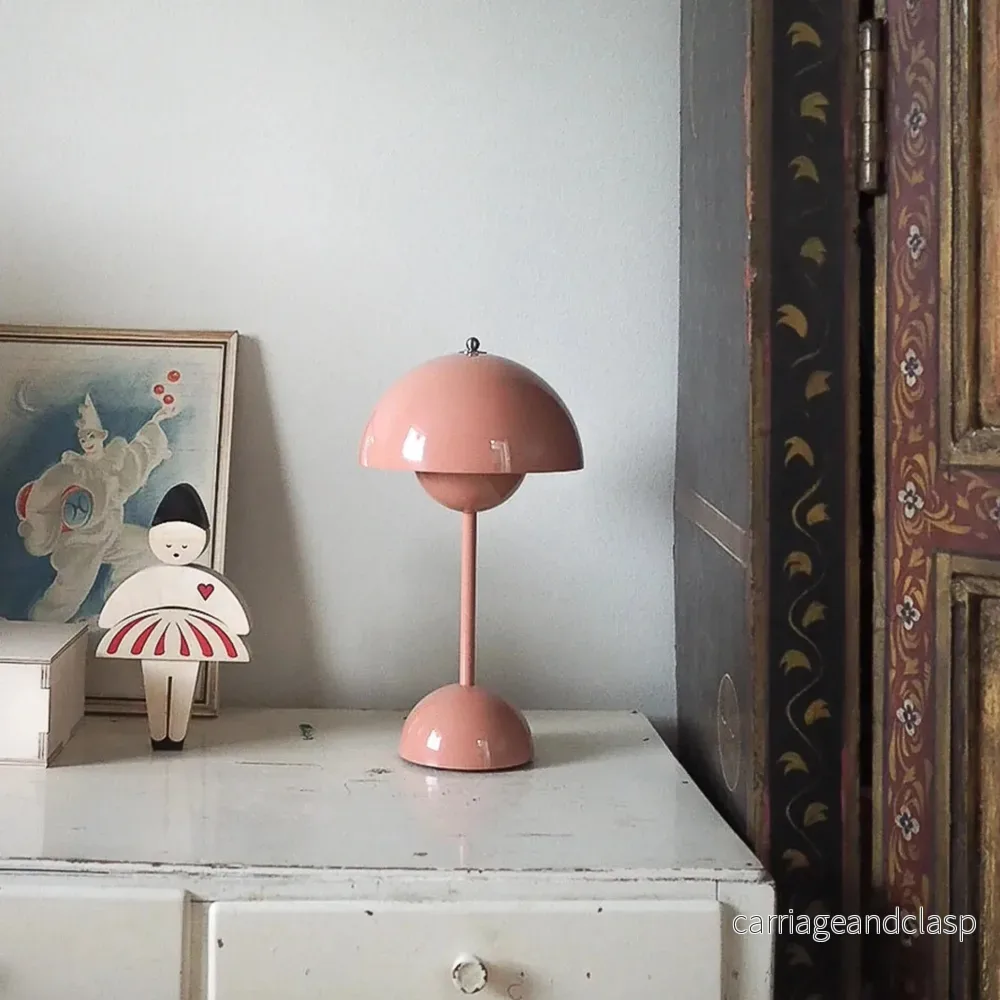 Veska | Retro Flowerlight - Trådlös uppladdningsbar bordslampa - Bild 2