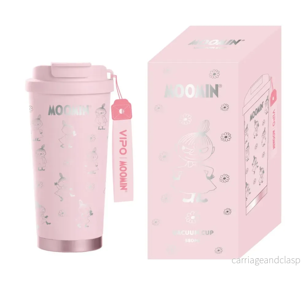 MOOMIN - Mumin Take Away Mugg / Vacuum Cup 580 ml - Lilla My Rosa/Silver - Bild 3