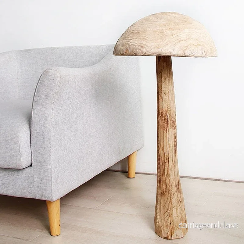 Svamp Solid Wood Skulptur Heminredning | Veska - Bild 2