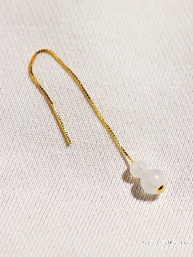 Akvamarin – Petite Heart – Guld Akvamarin – Petite Heart – Guld