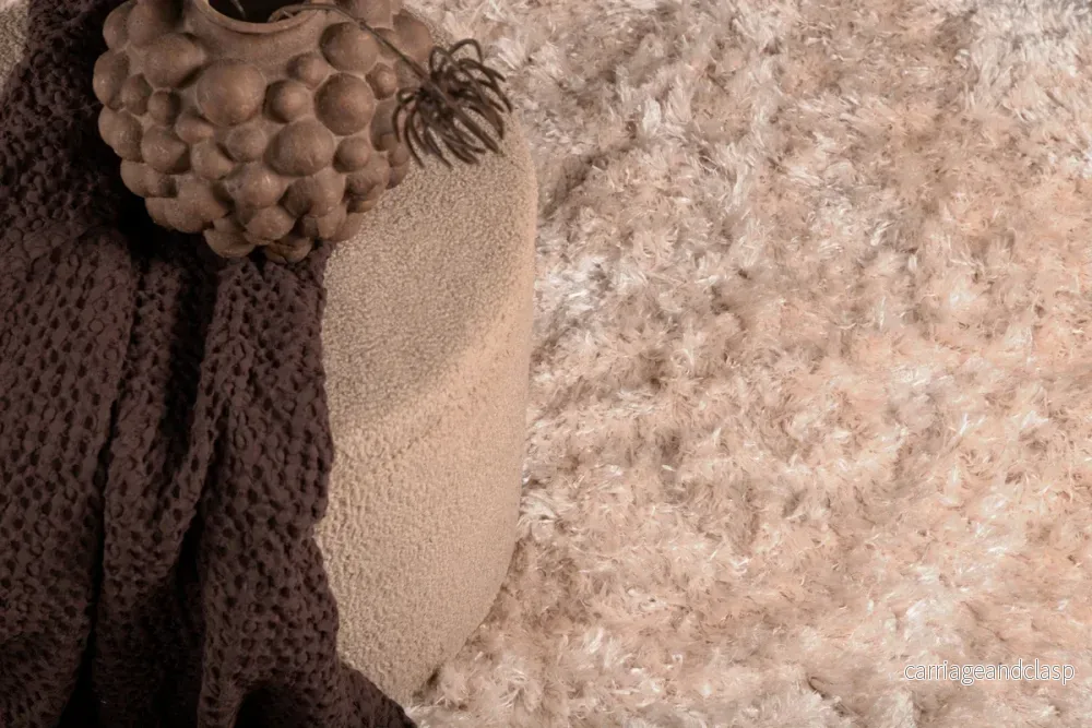 Natta Rund Matta Beige
