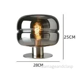 Skandinavisk Glas Bordslampa – AuroraForm E27 | Veska