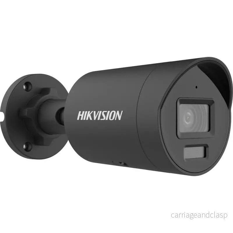 Hikvision DS-2CD2046G2H-IU 4Mp Mini Bullet Svart, drivs av Darkfighter, AcuSense, 40m IR - Bild 2