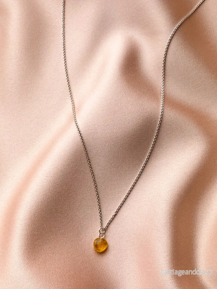 Citrin - Petite Heart - Guld - Bild 3