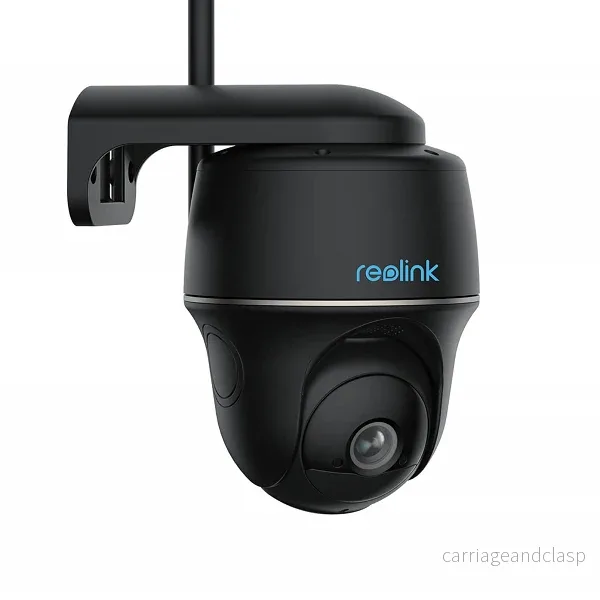 Reolink B430 5mp, trådlös Pan & Tilt Dual WiFi kamera på batteri (uppladdningsbart) svart