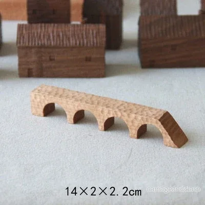 Valnöt Miniatyr Trähus Dekor | Veska Valnöt Miniatyr Trähus Dekor | Veska
