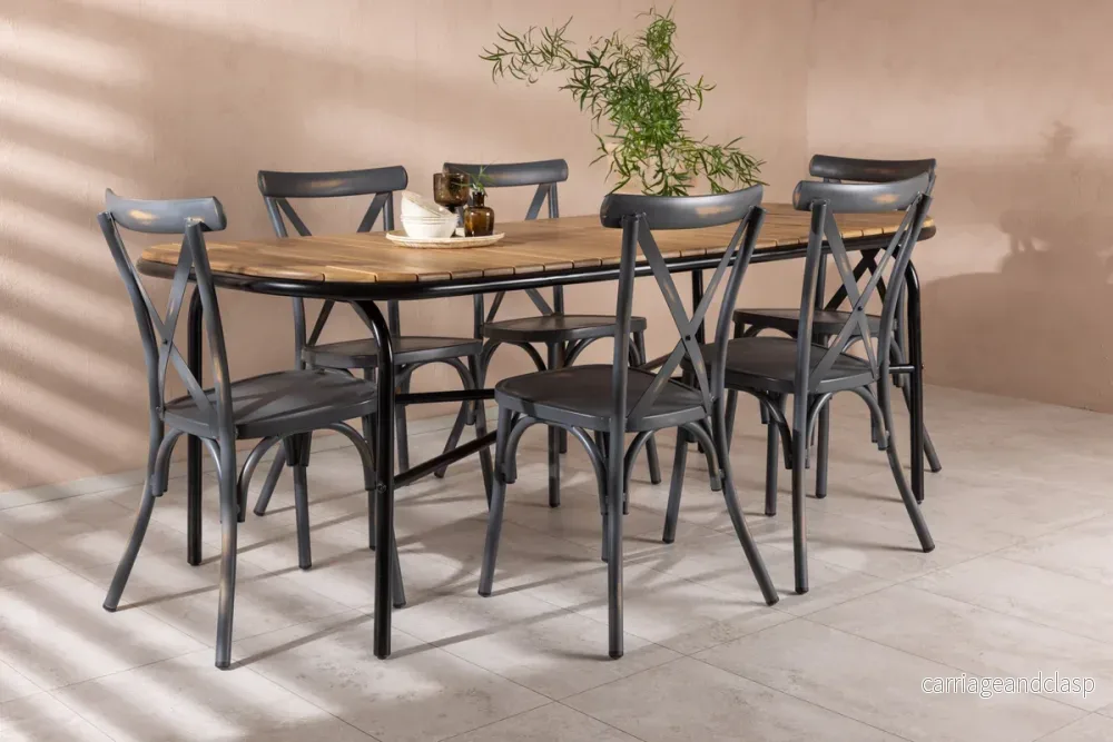 Holmbeck & Tablas Matgrupp Natur/Mörkgrå