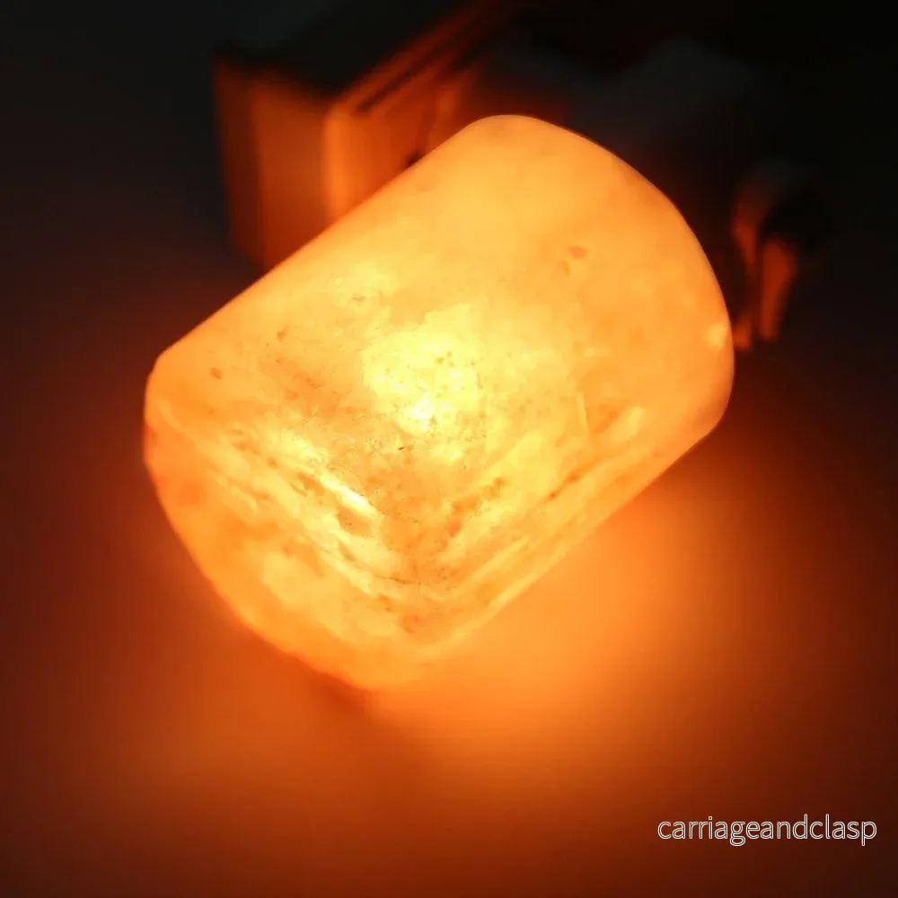 Naturlig Kristall Himalaya Salt Nattlampa | Veska - Bild 3