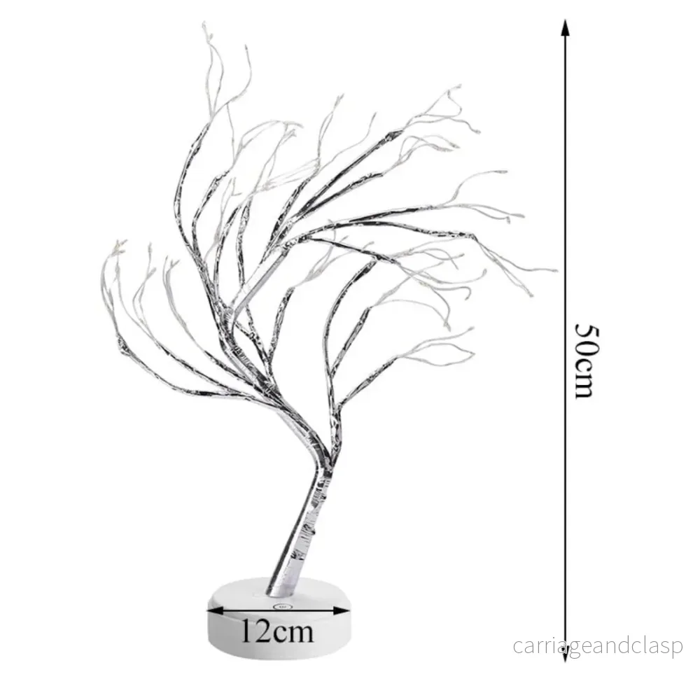 Veska | BrightTree Bordsampel - Elegant Bonsai Bordsampel för Mysiga Utrymmen och Barn - Bild 2
