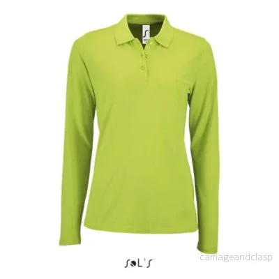 Pikétröja, långärmad, dam, (PERFEKT LSL-WOMAN) Pikétröja, långärmad, dam, (PERFEKT LSL-WOMAN)