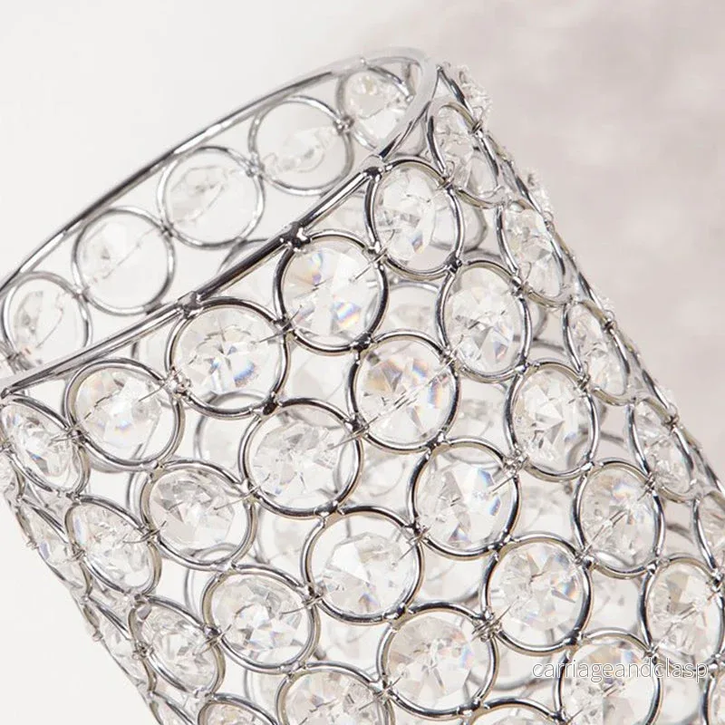 Crystal Table Lamp - Modern Night Light with Chrome Finish | Veska - Bild 3